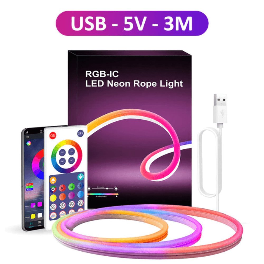 RGB LED Smart Neon Strip WS2811 Lightning