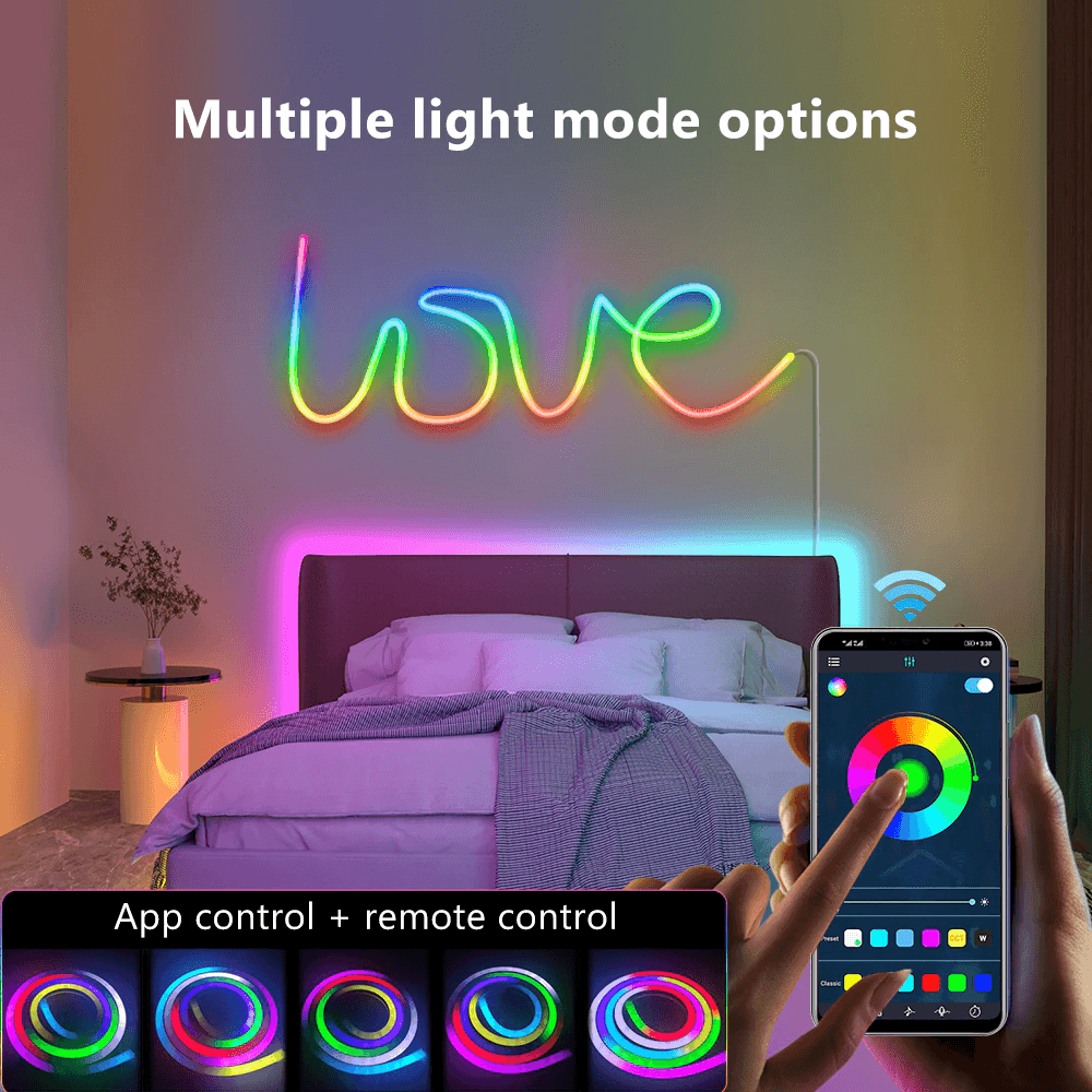 RGB LED Smart Neon Strip WS2811 Lightning