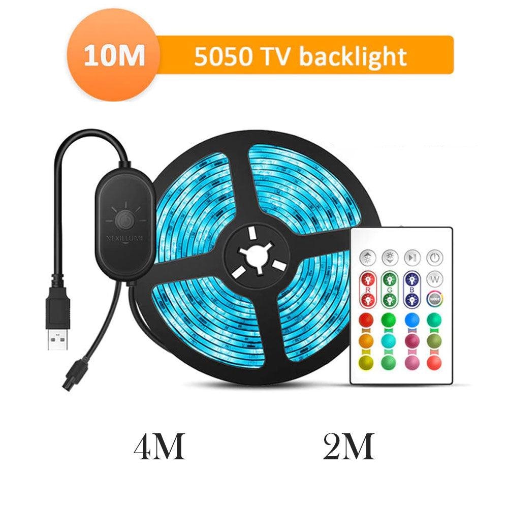 RGB LED Strip light RGB5050 Led with APP Control Lightning