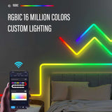 RGBIC LED Smart Wall Lamp Light Lightning 35 JOD