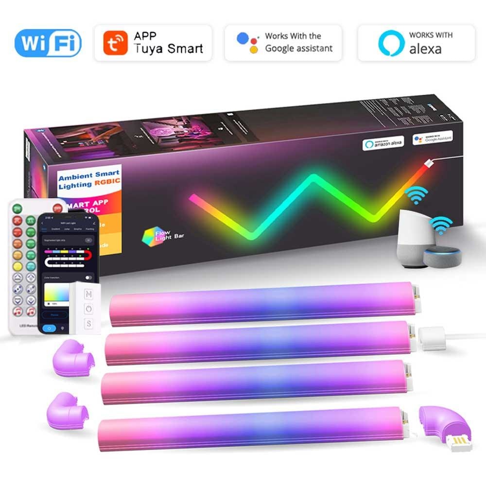 RGBIC LED Smart Wall Lamp Light Lightning