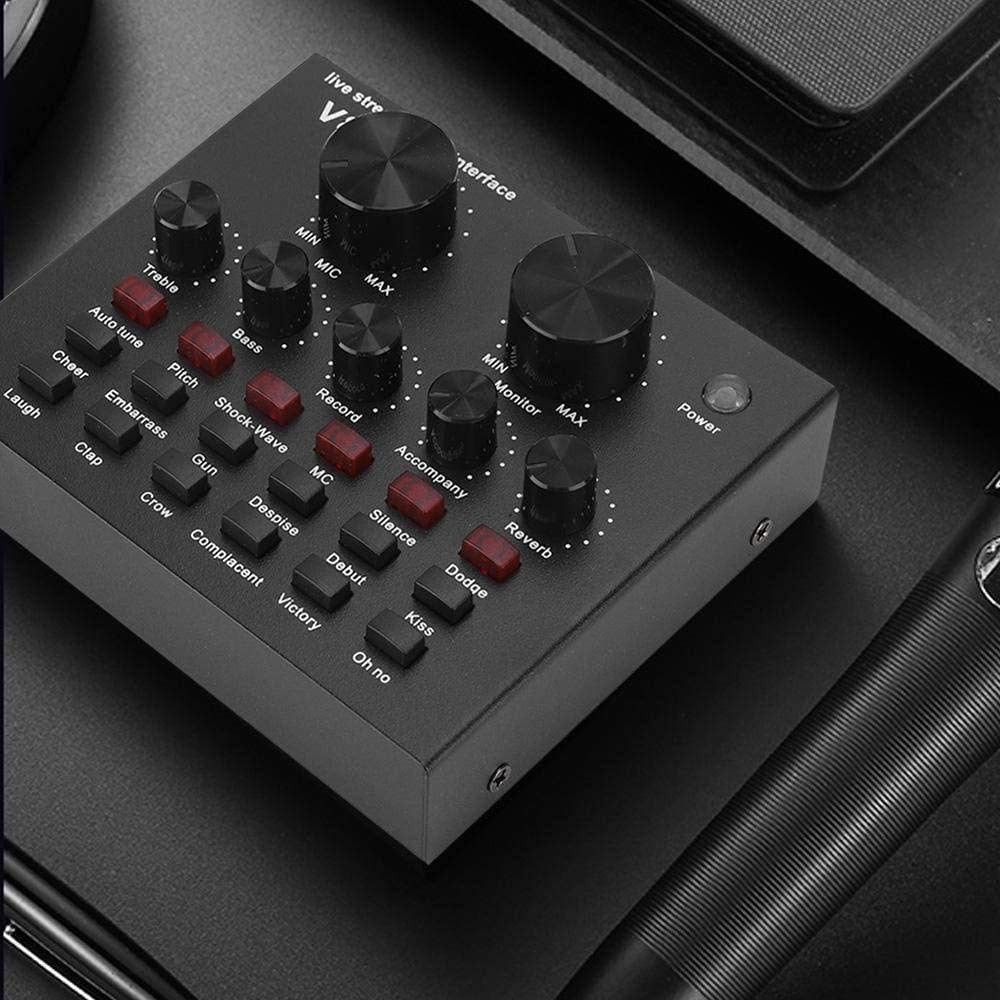 Sound card V8 Mixer Bluetooth SoundCard V8 Audio Soundcard Audio