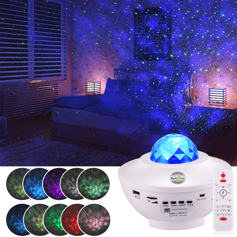 Starry Projector Light and Music Player Lightning