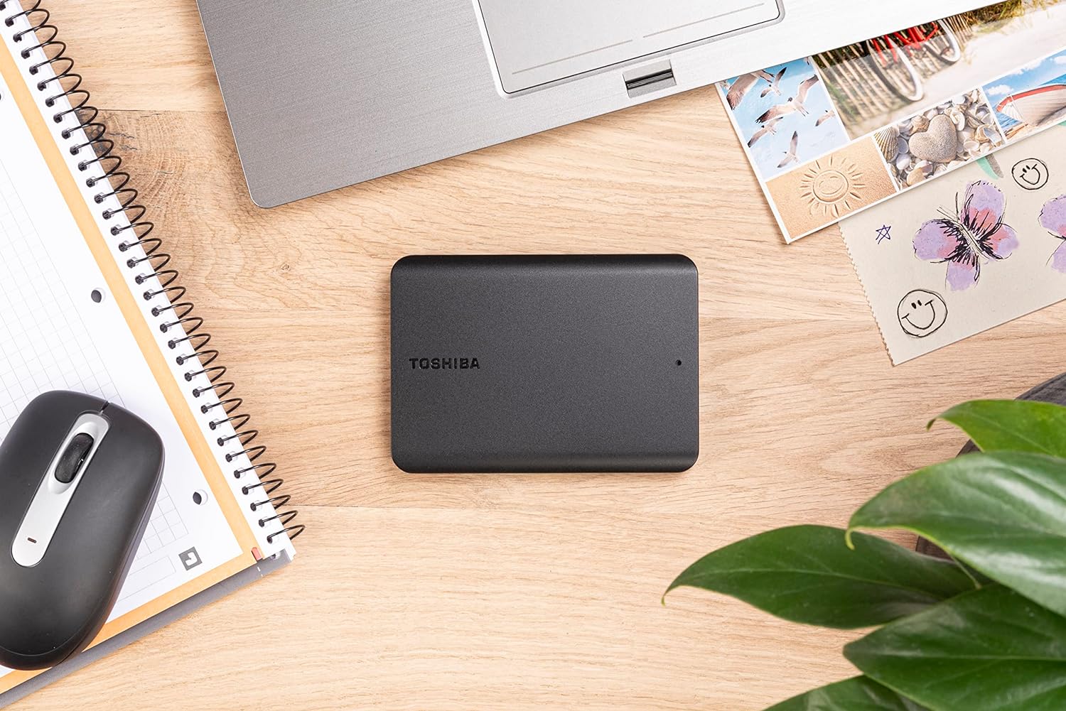 Toshiba Canvio Basics (1/2)TB Portable External Hard Drive USB 3.0 Black
