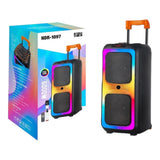 NDR-1097 High Quality Professional Sound EQ Party Portable Wireless Trolley 6000W Peak Value High Power Big Bluetooth Speakers