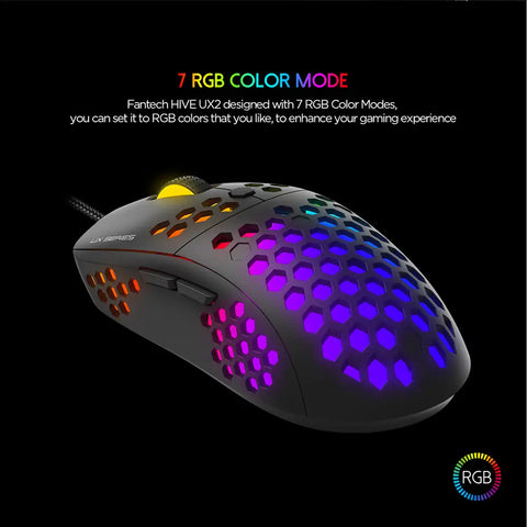 HIVE UX2 MACRO RGB GAMING MOUSE