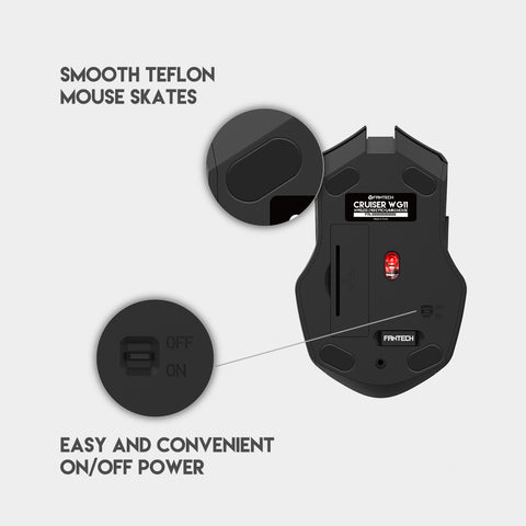 CRUISER WG11 WIRELESS 2.4GHZ PRO-GAMING MOUSE
