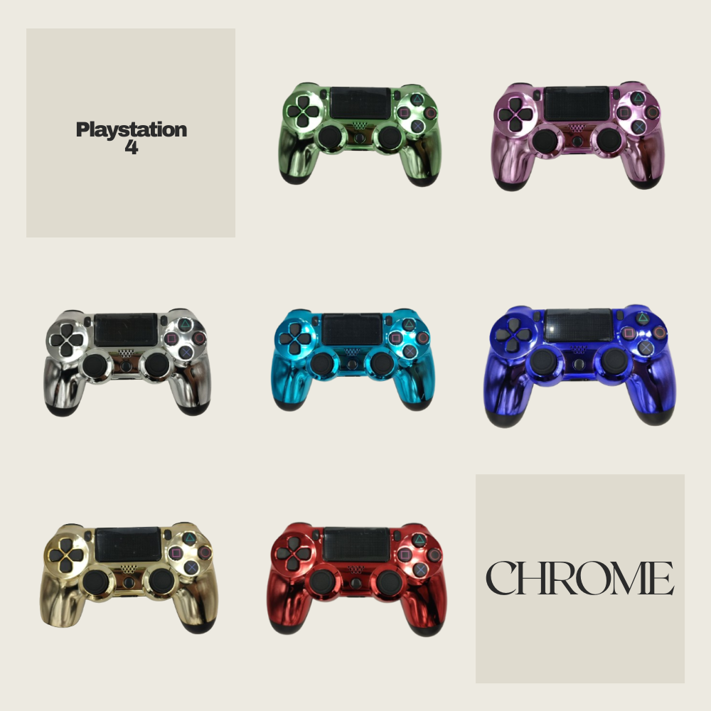 Wireless BT Gamepad For PS4 Controller Chrome Console