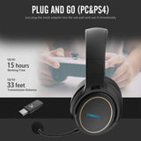 XIBERIA G01 PRO Wireless Gaming Headset for PS5/PS4/PC Audio 35 JOD