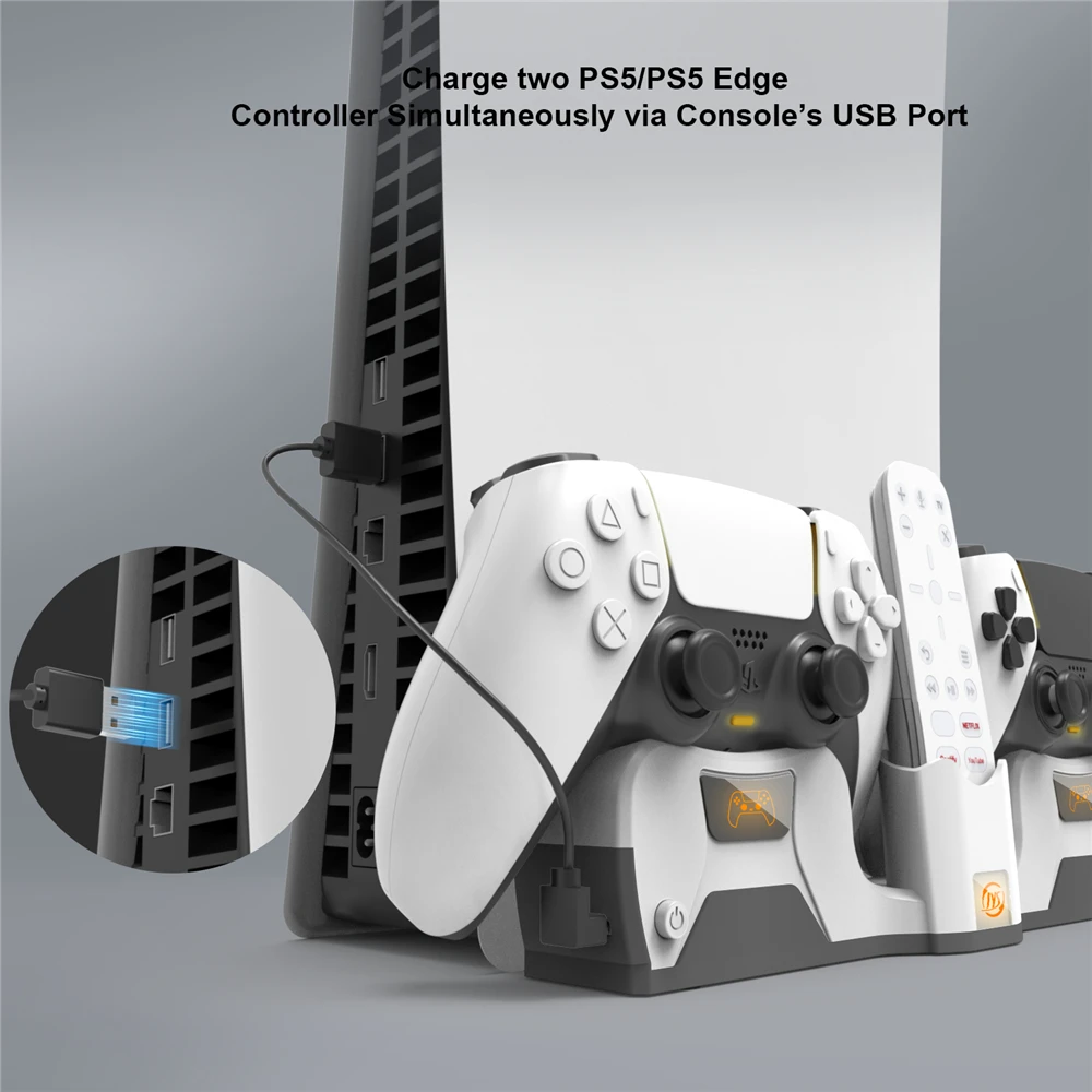 YS P5181 For PS5 host Wall Hanger base charging stand bracket For wall storage