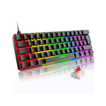 Ziyoulang T60 Mechanical Keyboard 62 Keys Keyboard 25 JOD