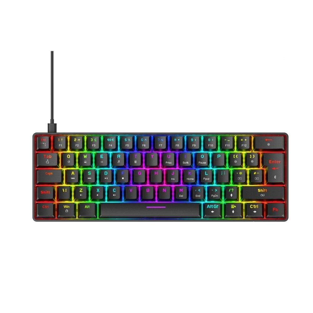 Ziyoulang T60 Mechanical Keyboard 62 Keys Keyboard 23 JOD