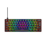 Ziyoulang T60 Mechanical Keyboard 62 Keys Keyboard 23 JOD